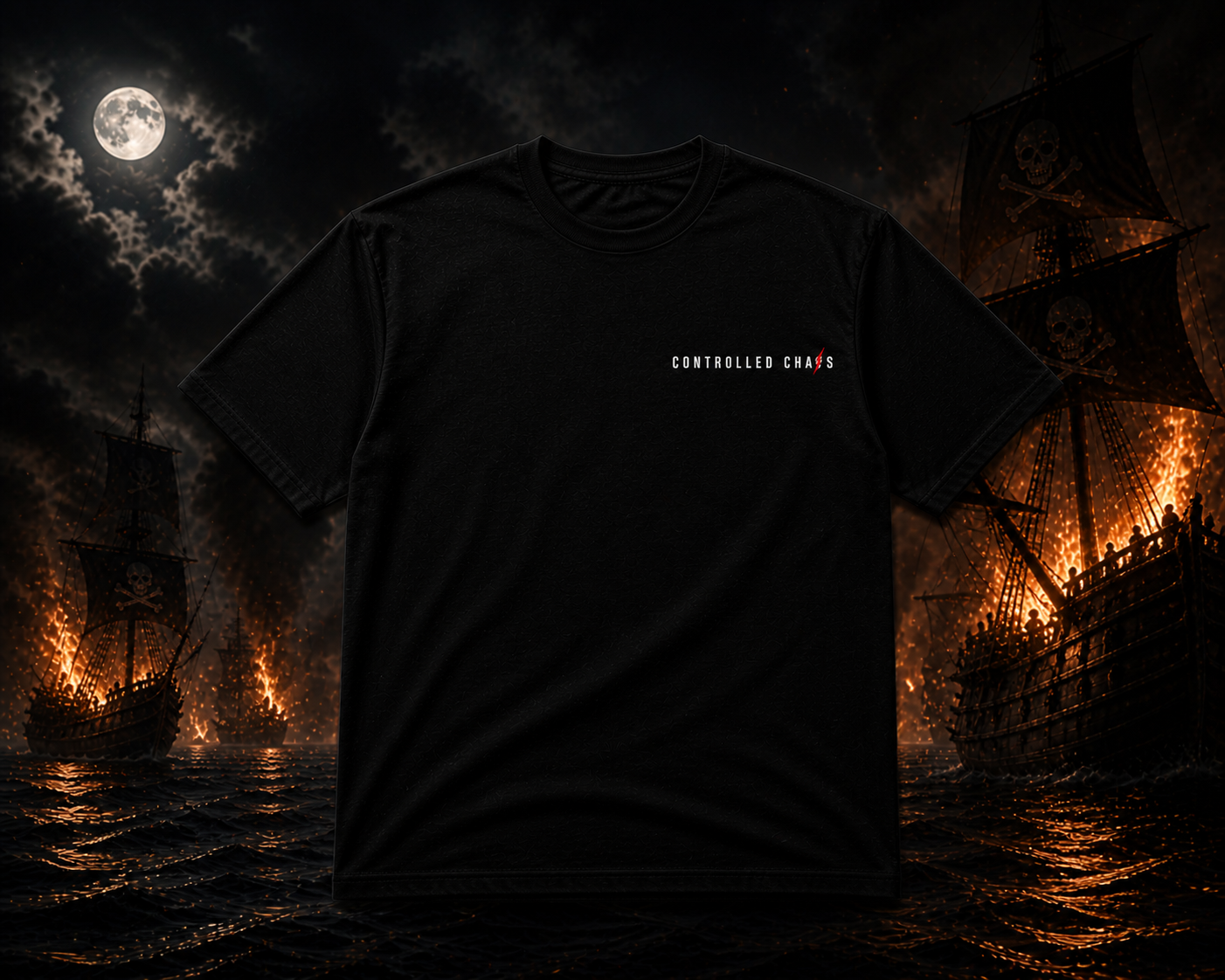 CONTROLLED CHAOS CO. – “BLACKBEARD” TEE