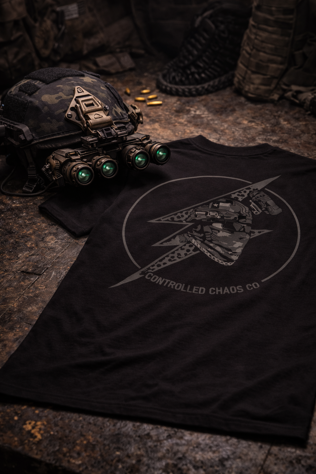 The Subdued Operator Bolt Tee