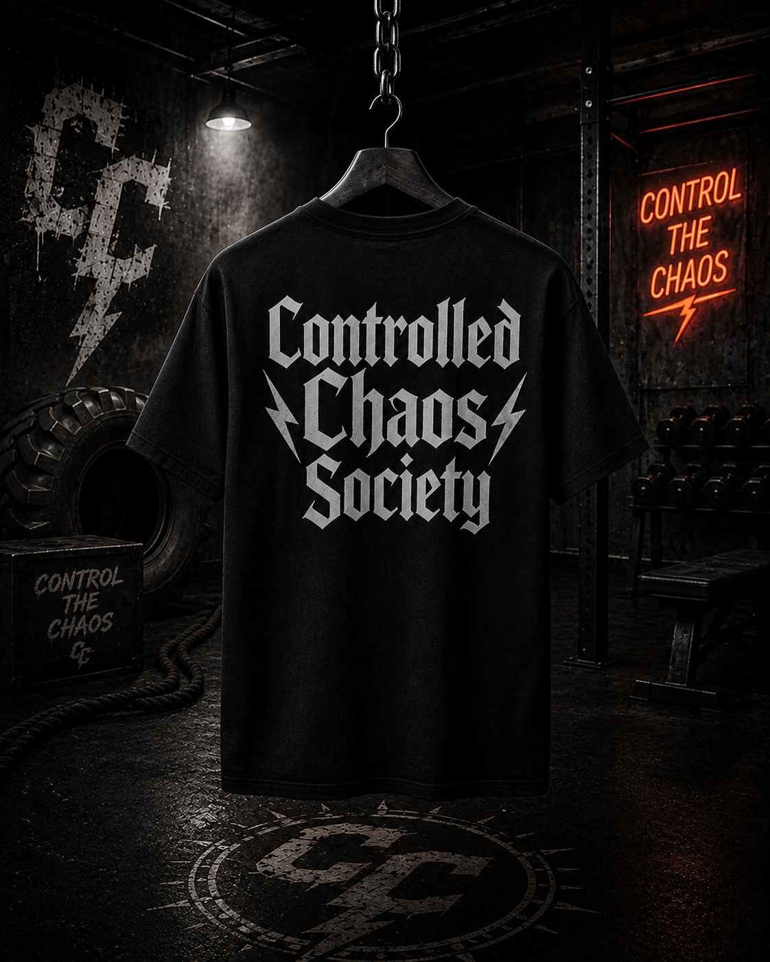 CONTROLLED CHAOS SOCIETY — “I’M CHAOS” TEE