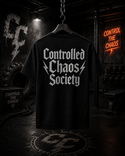 CONTROLLED CHAOS SOCIETY — “I’M CHAOS” TEE
