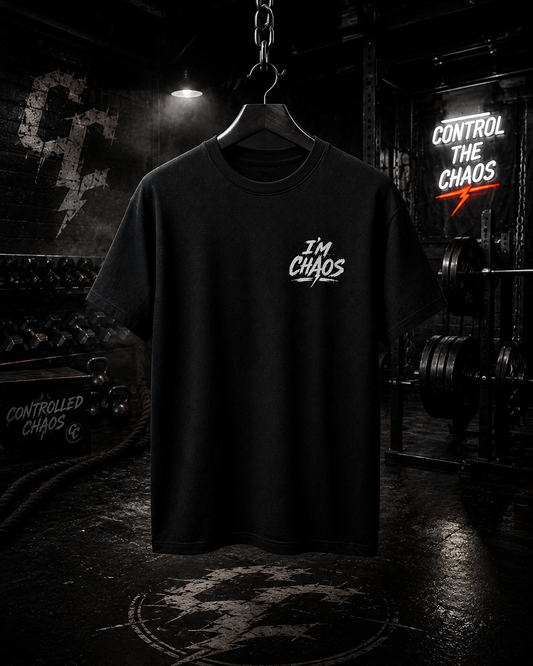 CONTROLLED CHAOS SOCIETY — “I’M CHAOS” TEE