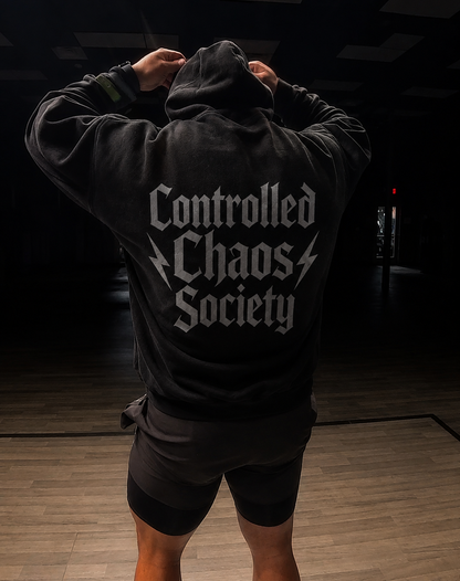 CONTROLLED CHAOS SOCIETY — “I’M CHAOS” HOODIE