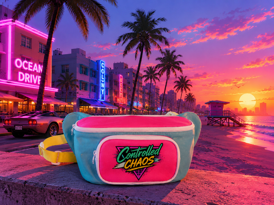 The Controlled Chaos Retro Cooler Fanny Pack