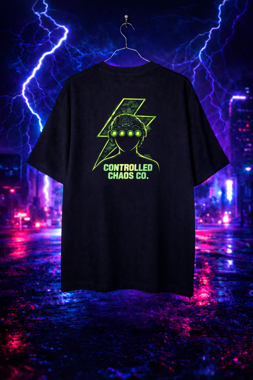 NIGH OPS TEE - GLOW IN THE DARK