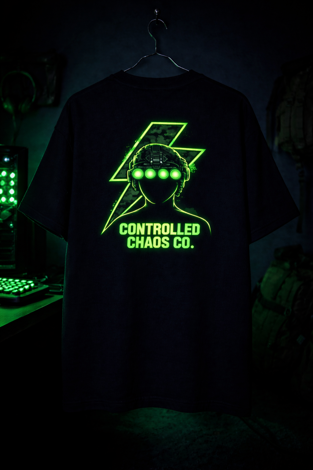 NIGH OPS TEE - GLOW IN THE DARK