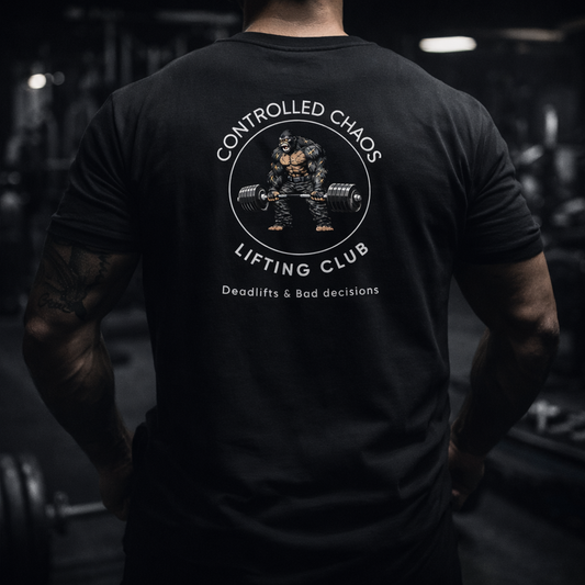 CONTROLLED CHAOS LIFTING CLUB TEE