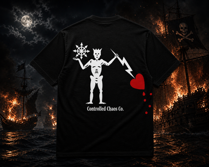 CONTROLLED CHAOS CO. – “BLACKBEARD” TEE