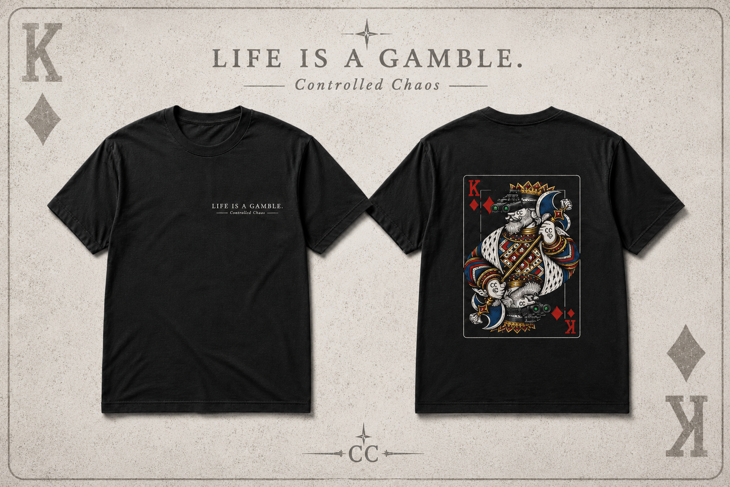 LIFE IS A GAMBLE TEE