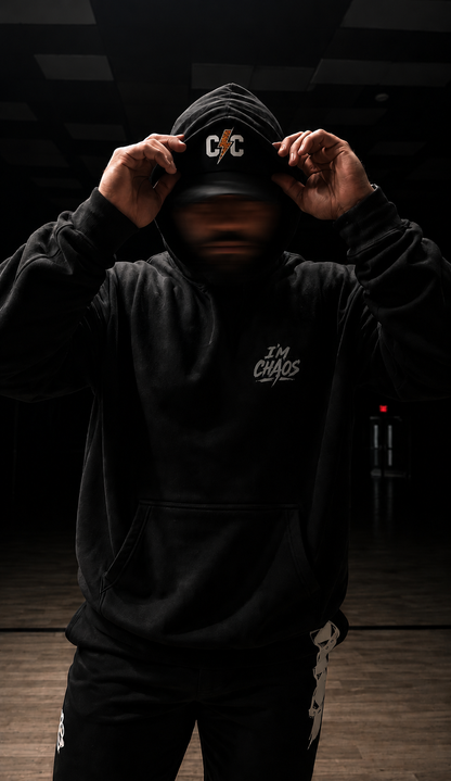 CONTROLLED CHAOS SOCIETY — “I’M CHAOS” HOODIE