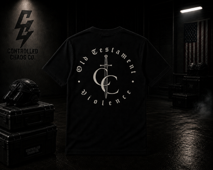 OLD TESTAMENT VIOLENCE TEE – CONTROLLED CHAOS CO.